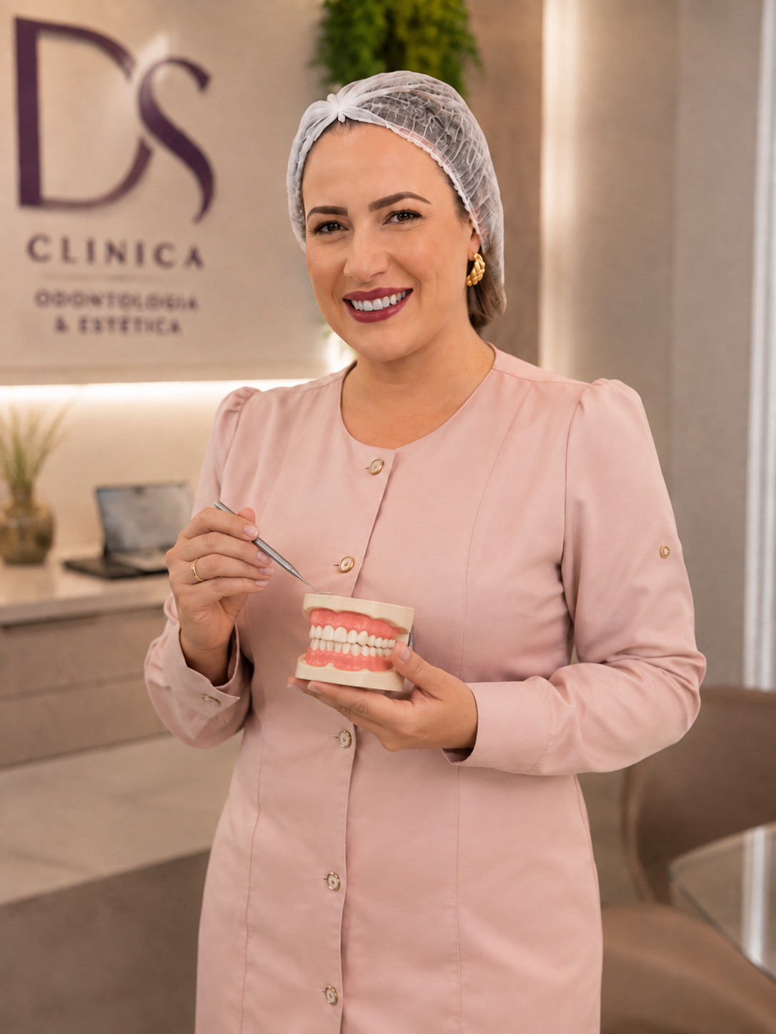 Dra. Juliana, cirurgiã-dentista responsável pela DS Clinic Fortaleza
